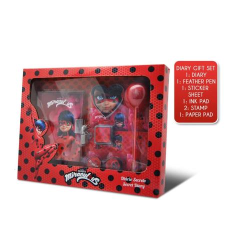 Miraculous Ladybug Diary & 7 Piece Stationery Set £6.49